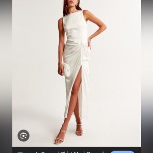 Abercrombie Draped Skirt Maxi Dress